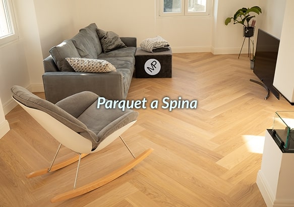 Prova frontale parquet spina